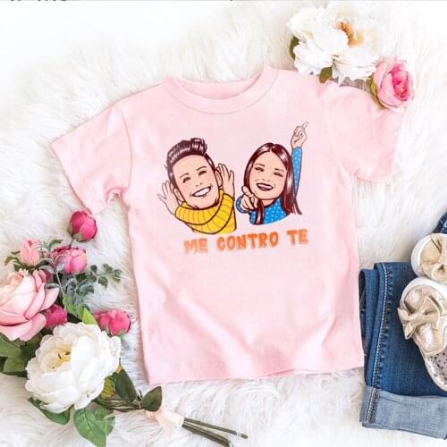 Pink Kawaii Me Contro Te T Shirt Hot Italy ChildrenS Songs Print Kids Clothes Boys T-Shirt Girls Shirt Short Sleeve Tops