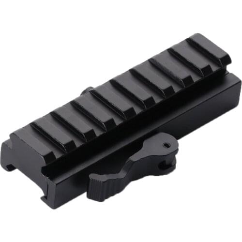 QD Riser Scope Mount Quick Release Detach Adapter 9 Slots Fit 20mm Picatinny Weaver Rail Base Hunting Gun Accessories