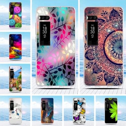 Cartoon 3D Relief Printing Pattern Back Cover TPU Soft Silicone Case Coque Capa Funda For Meizu Pro 7 PRO7