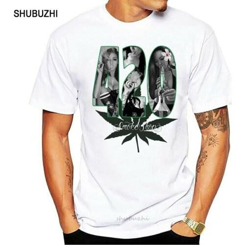Dga David Gonzales Art 420 Smoke Shop Harajuku Streetwear Shirt Men Weed Bong Smoking Tattoo T Shirt