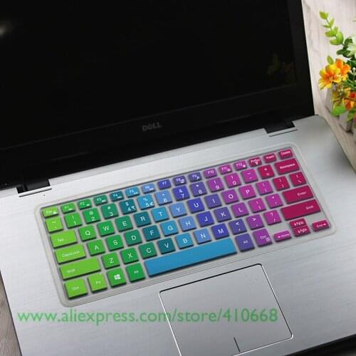 2017 New Silicone laptop keyboard cover skin Protector For Dell XPS 15-9550 15-9560 XPS 15 9560 9550 15.6 inch