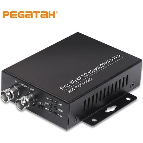 New Full HD 8MP/4K TVI to HDMI camera Video Converter Support 8MP/5MP TVI Camera/4MP/3MP/1080P/720P camera Converter