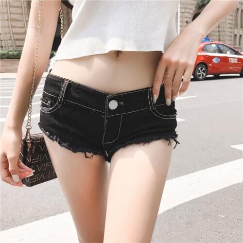 New spring and summer Fashion casual sexy low waist cotton brand young female women girls Denim shorts