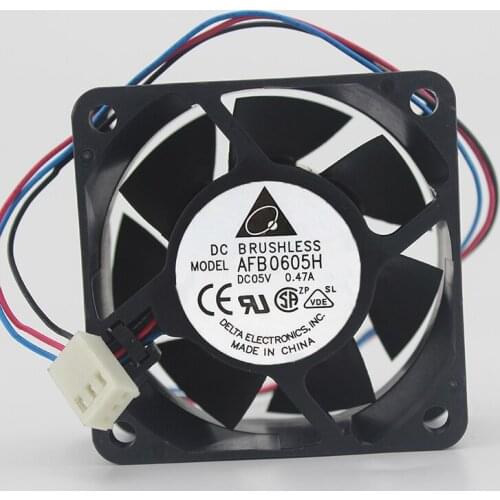 Original AFB0605H 5V 0.47A 6025 network box server chassis USB fan