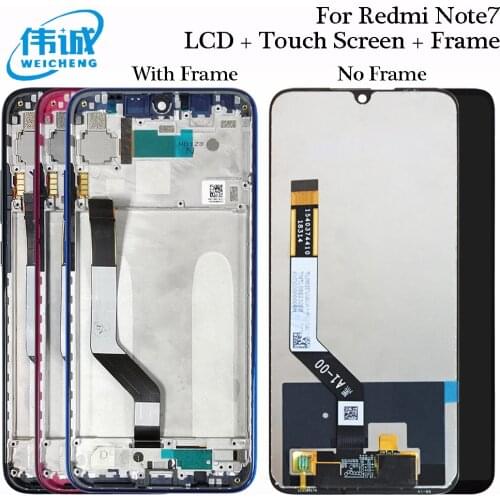 Original Test For Xiaomi Redmi Note 7 LCD Display Screen Touch Digitizer Assembly For Xiaomi Note 7 Pro LCD Sensor Repair Parts