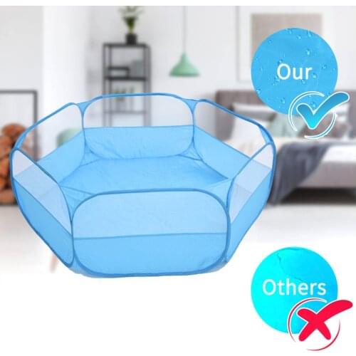 Pet Portable Small Hamster Cage Transparent Hedgehog Cage Tent Pet Fence Folding Fence Dog Rabbit Guinea Pig