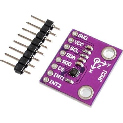 LIS2DH12TR three axis accelerometer module sensor development board instead of ADXL345