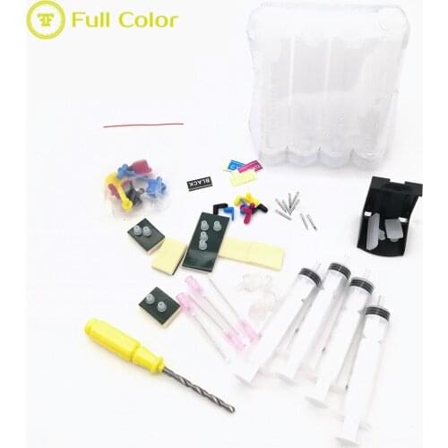 FULLCOLOR diy continuous supply CISS modification tool with accessories for hp 21 22 301 302 121 122 901 650