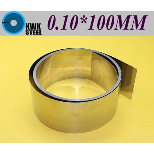 Stainless SUS304 Steel Strips 0.1*100*1000mm in Coil for Molds Distance Washer High Precision Parts Coiled Silicon Steel Sheet