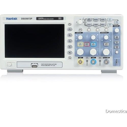 Hantek DSO5072P 70MHz 2 CH 1GSa/s 7'' TFT LCD Digital Storage Portable Oscilloscopes New Arrival Household Tools Accessories