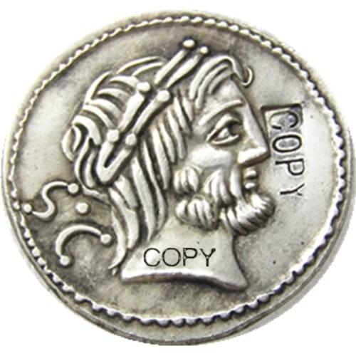 RM(29) Ancient Roman Denarius -80 Silver Plated Copy Coins