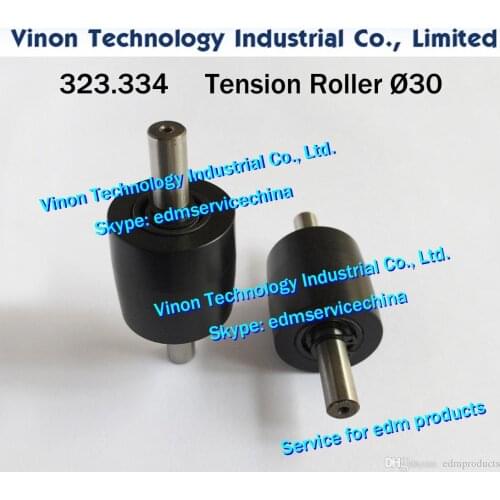 323.334 Ø30mm edm Tension Roller A505, 323.334.3 Pulley wire pick up d=30mm for Agie AC100-AC300 series wirecut edm machines edm