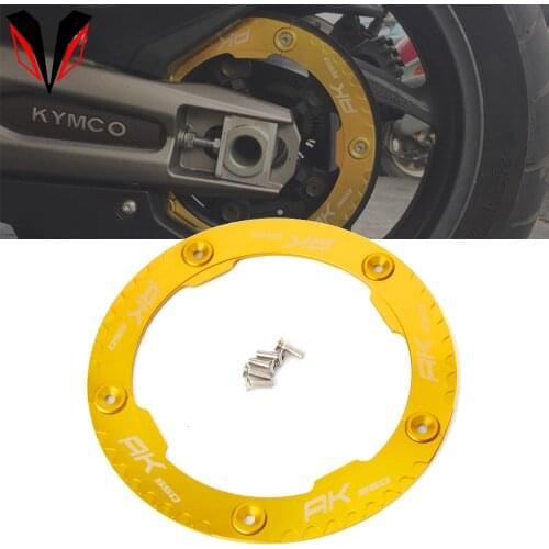 With LOGO Transmission Belt Cover drive Pulley Protective For KYMCO AK550 AK 550 2017 2018 2019 2020 Motorcycle CNC Accessories