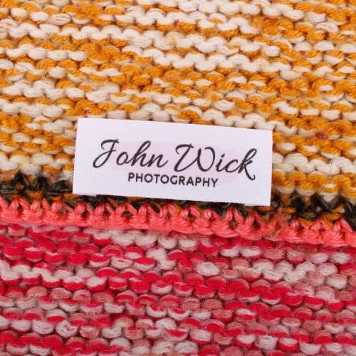 Sewing labels / custom brand labels, clothing labels, Sewing machine, fabric 100% cotton, Logo or Text (MD2037)