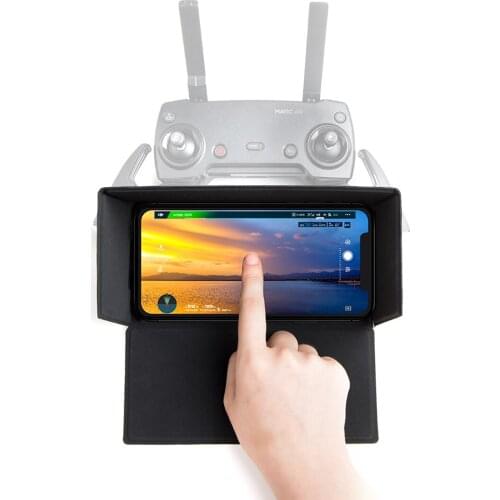 DJI MAVIC MINI PGYTECH Cell Phone Lens Hood Sunshade Sunhood for Remote Controller of DJI Mavic Pro/AIR/Spark/Mavic 2 Pro/Zoom