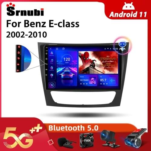 Android 10 2 Din Car Stereo audio Radio for Benz E-class 2002-2010 Multimedia Video Touch Screen Player 4G Wifi Speaker MP5 DVD