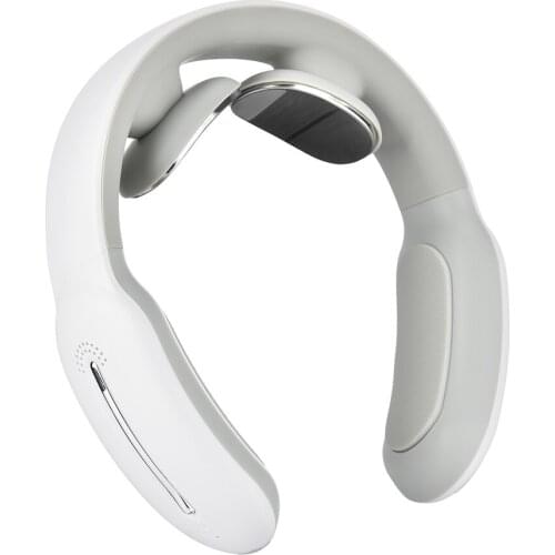 Smart Electric Neck and Shoulder Massager EMS Pulse Neck Massager Rechargeable USB Cervical Traction Therapy Pain Relief Tools