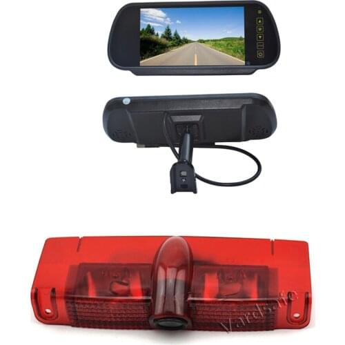 Vardsafe VS7067R Reverse Backup Camera & 7 Inch Replacement Mirror Monitor for Chevy Express / GMC Savana Van (2003-2021)