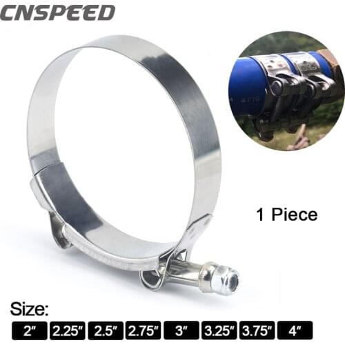1 PCS T-Bolt Exhaust Clamp 2.0" 2.25" 2.5" 2.75" 3.0" 3.25" 3.5" 3.75" 4.0" Intake Turbo Exhaust Intercooler Silicone Coupler