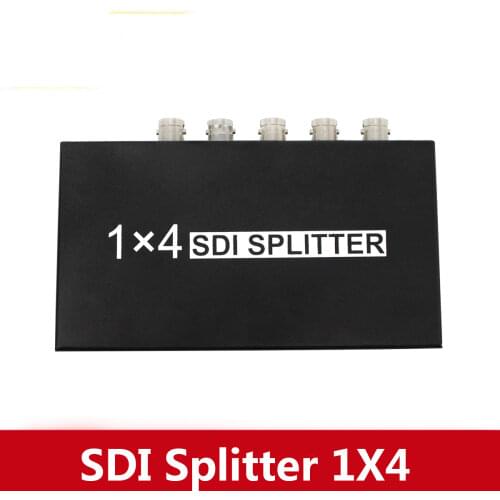 1x4 3G/HD/SD-SDI Distribution Amplifier Video SDI Splitter with Adapter