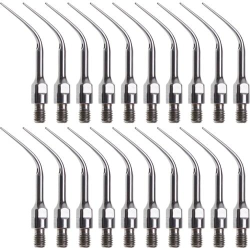 20Pcs Perio Scaler PS3 Tips for teeth Cleaning To remove subgingival deep perium calculus fit SIRONA type