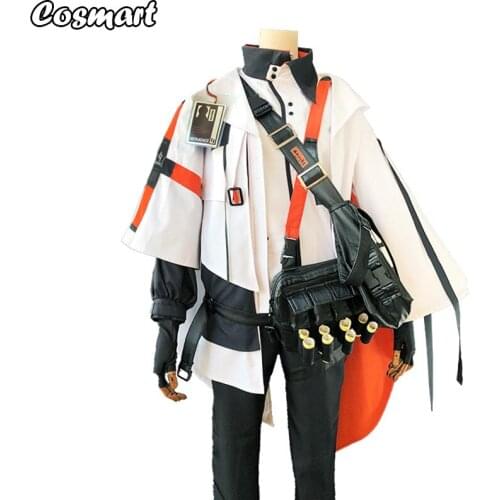 Arknights Executor Sectator Game Officer Handsome Daily Uniform Cosplay Costume With Bags For Men Outfit