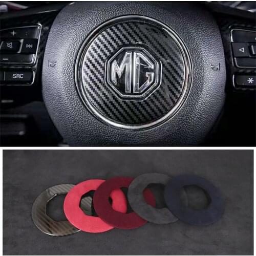 Car Accessories For MG ZS EV HS 2018 2019 2020 teering wheel trim cover Sports Metal