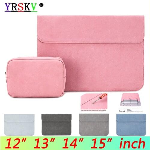 NEW PU Leather matte liner bag for Xiaomi / ASUS / Apple Macbook Air, Pro, Retina 12,13,14,15 inch protective case Air 13/2020