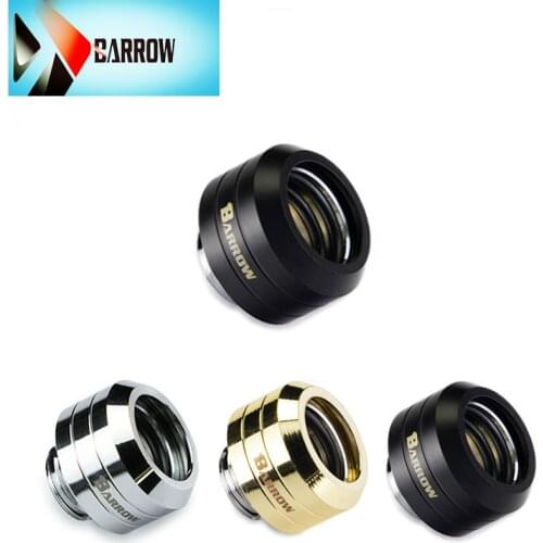 Black / Silver / Gold for 10 * 14MM acrylic / PETG / copper pipe smooth pipe connection, Water-cooled fittingsTLGYKN-14