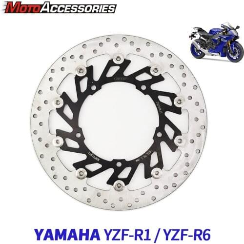 For Yamaha YZF R1 2009-2014 YZF R6 2008-2016 Brake Disc Rotor Front MTX Motorcycle Street Bike Braking MDF07002