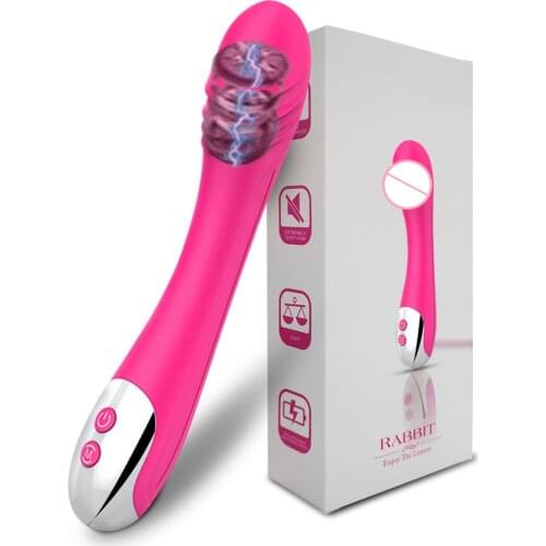 Powerful G-Spot Dildo Vibrator For Women Clitoris Stimulator USB Female Masturbator Goods Soft Silicone Sex Toys For Adults 18