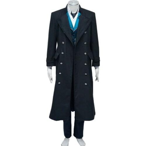 Fantastic Beasts and Where to Find Them 2 Costume Gellert Grindelwald Cosplay Carnival Adult Halloween Custom Made full set 11