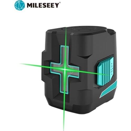 Mileseey 2 Line Laser Level Green Laser Level Level Self Leveling Laser Level Horizontal And Vertical Cross Laser Machin Tool