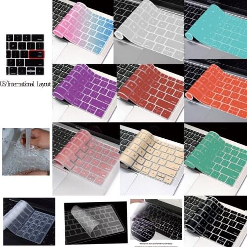 Keyboard stickers for Apple Macbook Pro 15" A1707/A1990/Macbook Pro 13" A1706/A1989/A2159 Silicone Cover