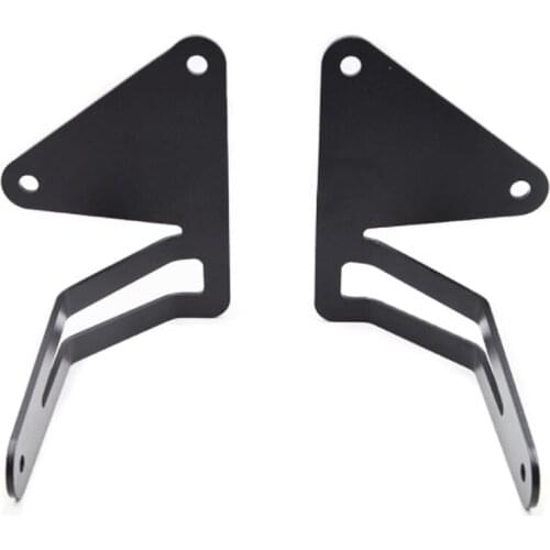 Lower Bumper Grille Insert LED Light Bar Mounting Brackets for GMC Canyon Chevrolet Colorado 4WD/2WD 2015-2019