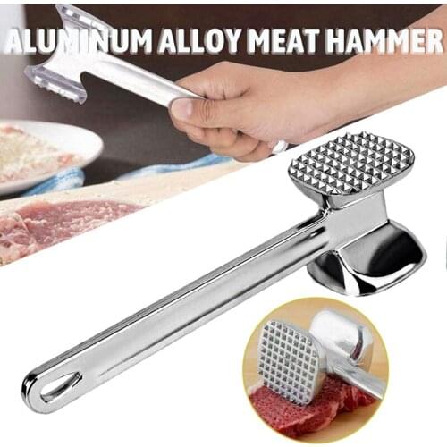 Newest 1PC Meat Tenderizer Mallet Tool Aluminum Alloy Beef Pork Chicken Knock Hammer Home Kitchen Cooking Tool Accessories