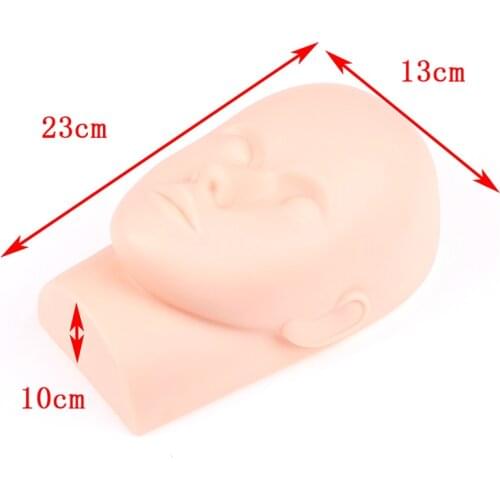 New Arrival 3D Microblading Permanent Makeup Eyebrow Lip Tattoo Practice Human Mannequin Head Face Skin Accessories