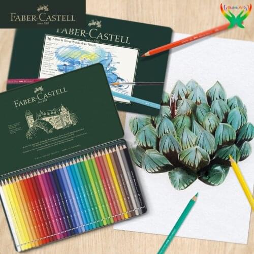 Original 24/60/120 oily color pencil Germany Faber-Castell drawing professional hand-painted color pencil green box-packed set