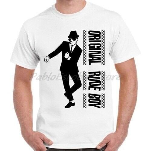 Original Rude Boy Ska 2 Tone The Specials Madness Retro T Shirt men white tshirt summer tee-shirt plus size 4XL 5XL