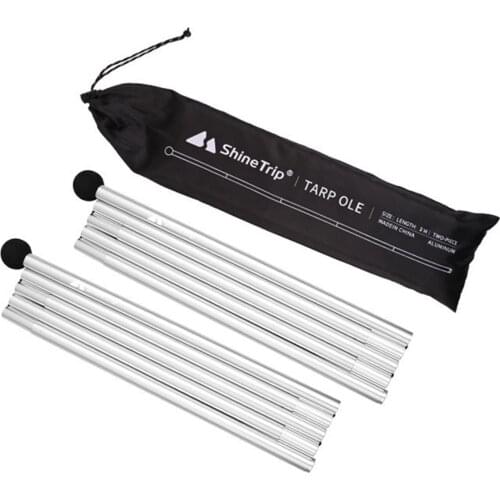 Aluminum Alloy Canopys Pole Beach Tent Support Frame Top Ball Telescopic Hall Pole for Outdoor Camping Accessories jlrr