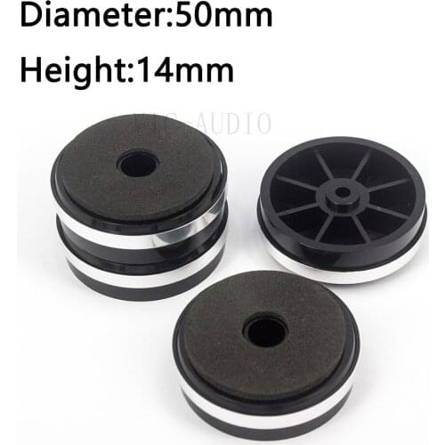 50*14mm Plastic mats Amplifier Feet CD Player Computer DAC Machine Feet Audio Amplifier Parts DIY 4PCS