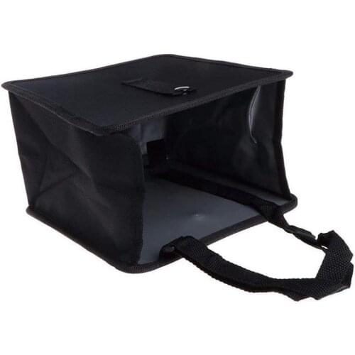 Portable Car Folding Trash Can Oxford Cloth Multifunction Garbage Bin For Vehicles Waterproof Color Black Bag Organizer F7J8