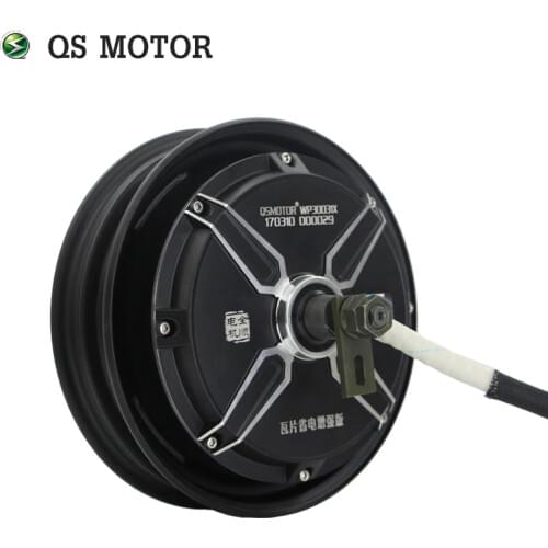 QS high speed 10inch 3000W 205 50H V3 Brushless DC Electric Scooter Hub Moto