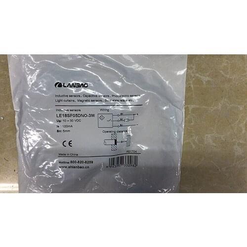 "Shanghai Lanbao Sensor" sensor switch, proximity switch LE18SF05DN0-3M, NPN