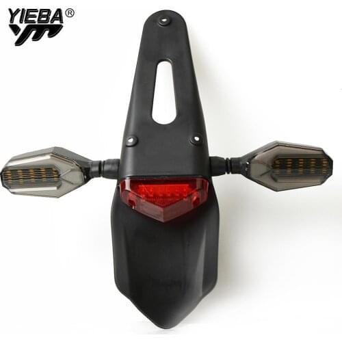 Motorcycle LED Tail Light turn signal light For YAMAHA XTZ125 03-12 SUZUKI 250SB 02-06 Kawasaki KFX450R 08-10