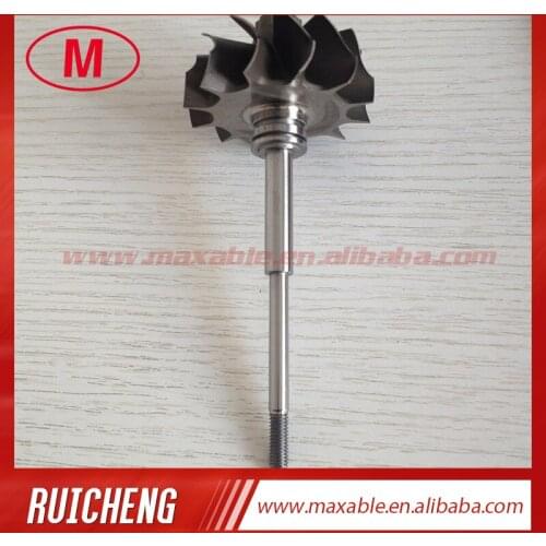 TD04HL 45.65/52.00mm 12 blades turbine shaft /turbo wheel /turbo shaft