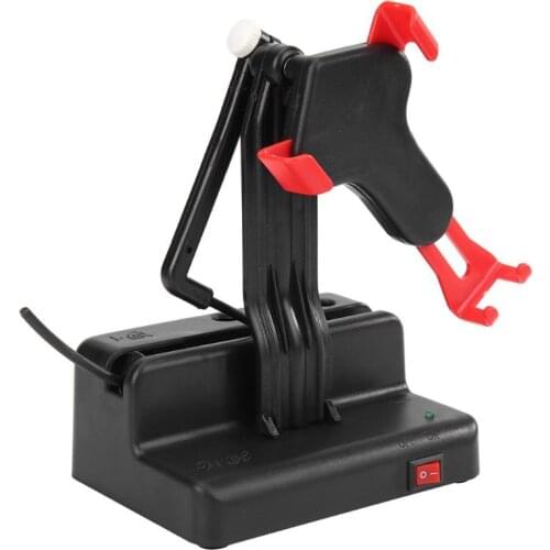 Swing Mobile Phone Holder Automatic Shake Motion Brush Step Safety Wiggler with USB Cable Bracket Stand