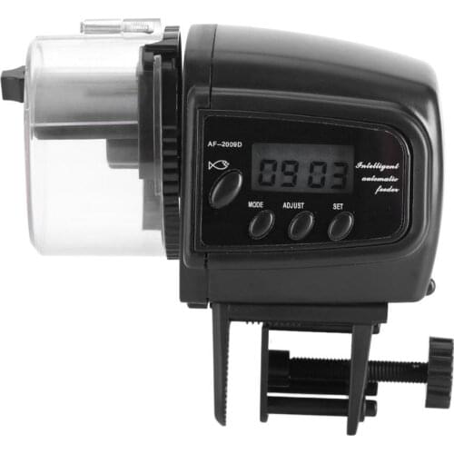 High Performance LCD Electronic Automatic Fish Feeder Dispenser Timer Automatic Tank Food Feeding Machine Aquarium Tester