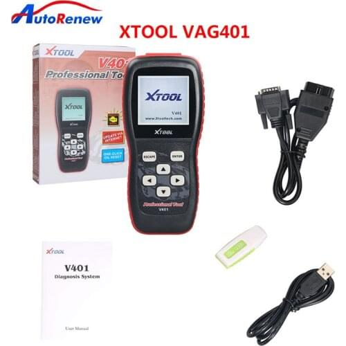 XTOOL VAG401 Professional OBD2 Scanner Code Reader Scanner Auto diagnostic Tool for AUDI/SEAT/SKODA/VW VAG401 Free Update