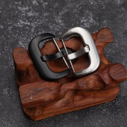 24mm Stainless Steel Black Silver Watch Seven Watch Band Buckle Clasp Tang Buckle For Friday With Tool